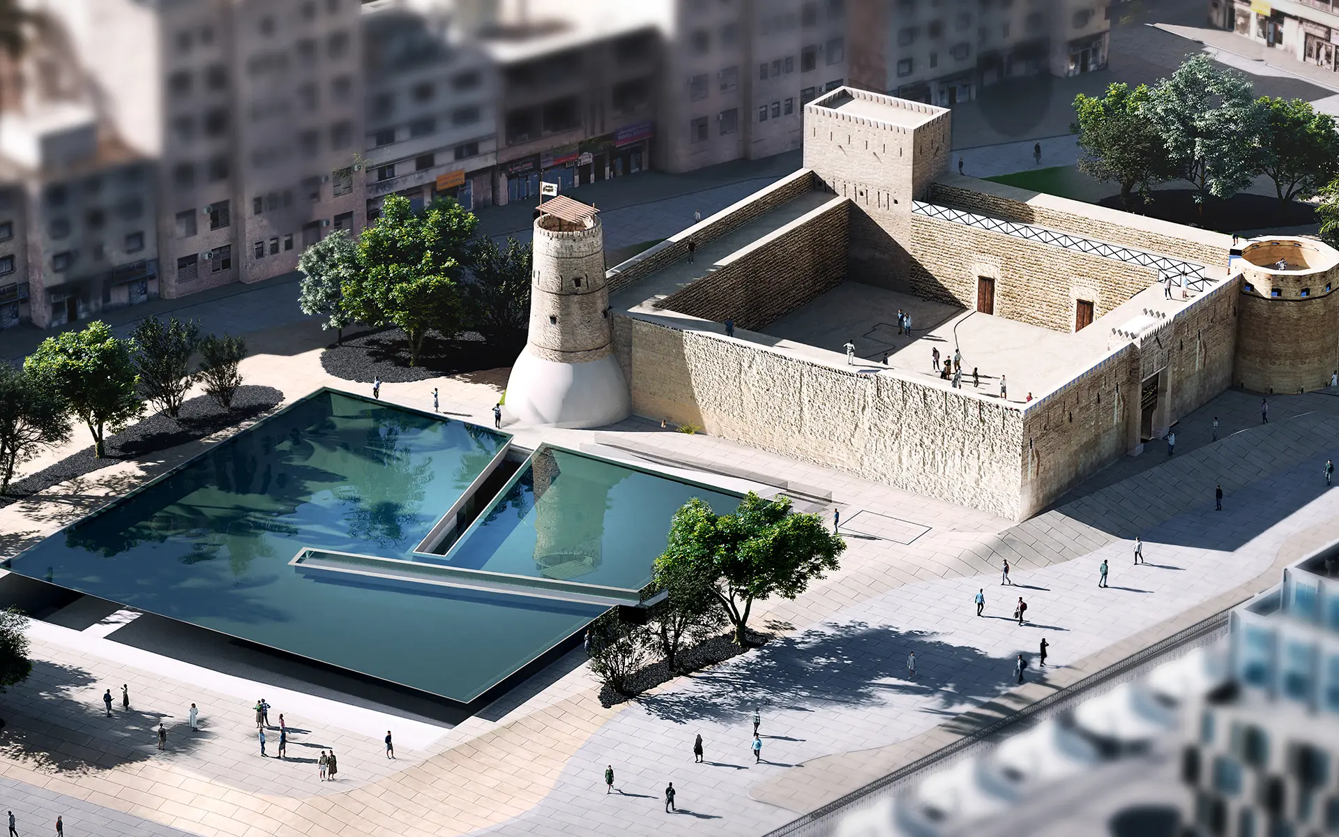 Dubai Historical Attractions featuring Al Fahidi Historical Neighborhood