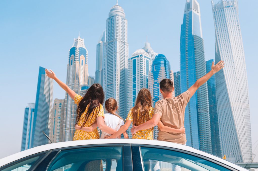 Families enjoying Free Events Dubai this month
