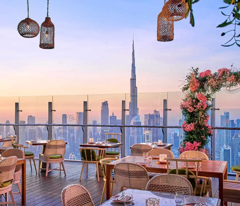 Best Restaurants With Burj Khalifa Views rooftop dining