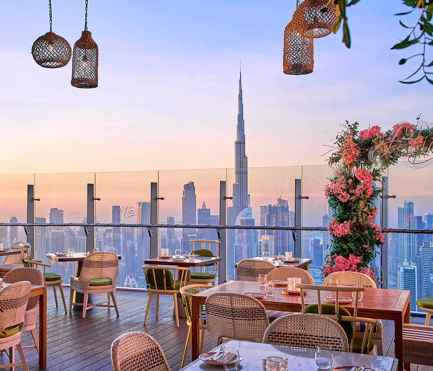 Best Restaurants With Burj Khalifa Views rooftop dining