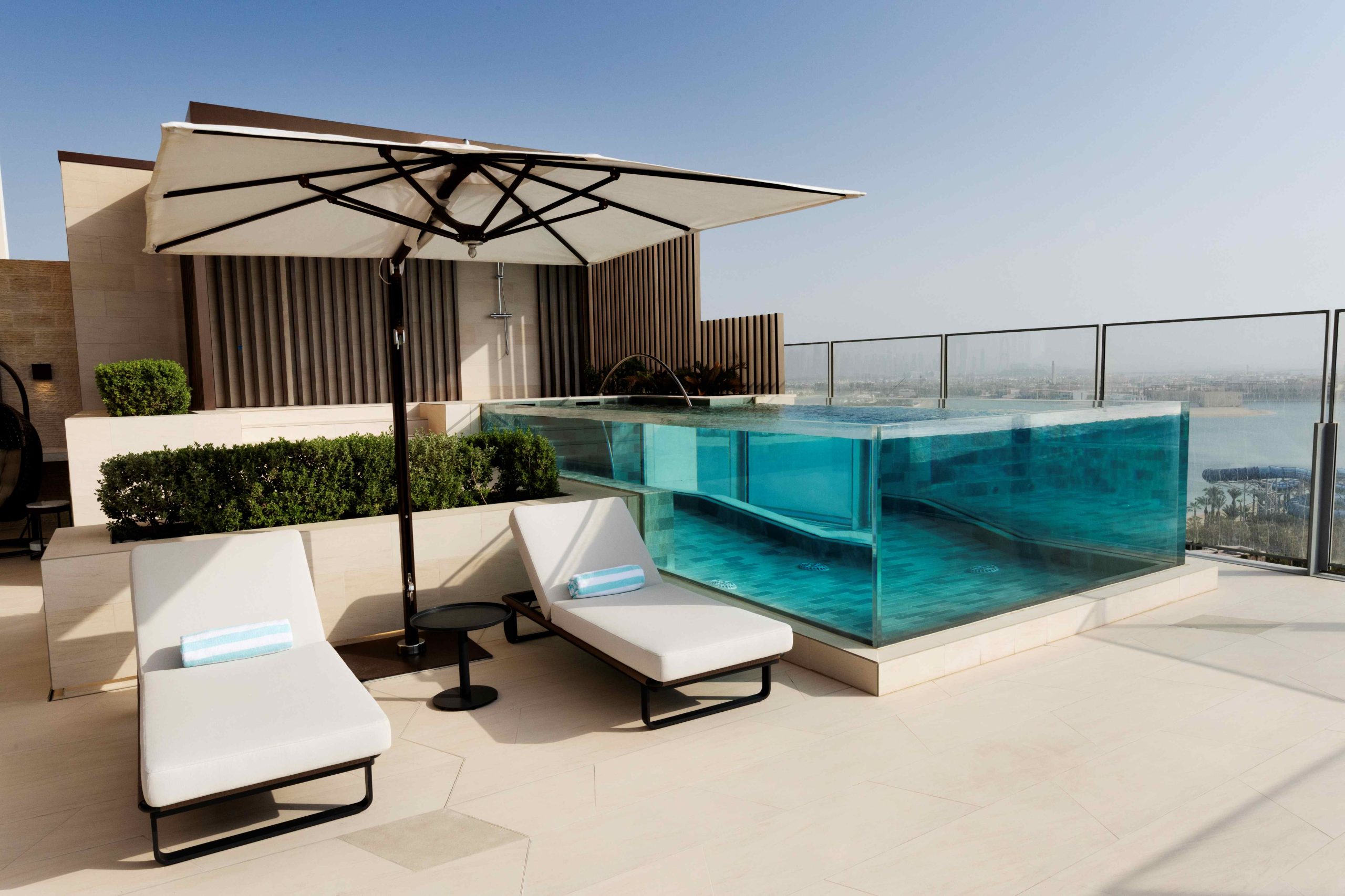 affordable staycations in Dubai hotel pool