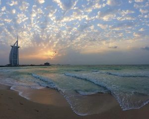 sunset beaches Dubai Umm Suqeim Burj Al Arab view