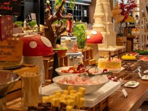 family brunches in Dubai buffet spread