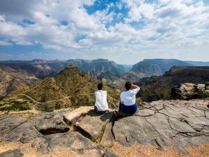 Hiking spots near Dubai in the Hajar Mountains