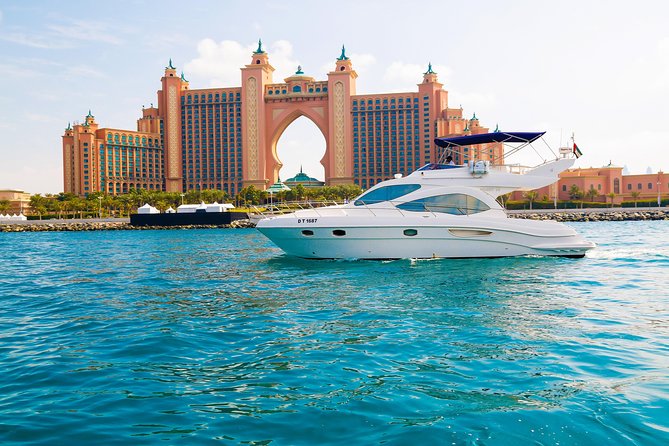 Palm Jumeirah yacht tour view of Atlantis The Palm from the water (Source: viator.com) Palm Jumeirah yacht tour view of Atlantis The Palm from the water