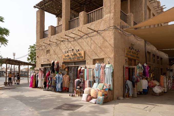 Al Seef Heritage Zone souk alleyway shops