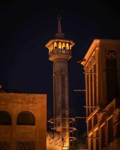 Al Seef Heritage Zone traditional wind-tower buildings
