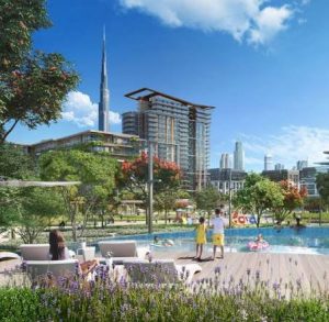 City Walk Central Park Dubai walking trail