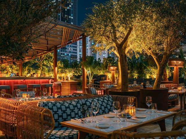 Gate Avenue DIFC outdoor dining area