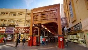 Gold Souk Dubai covered market walkway in Deira