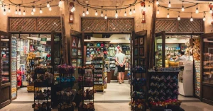 Karama Market Dubai souvenir shop interior