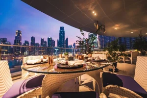Best restaurants in Dubai Mall fountain-view terrace