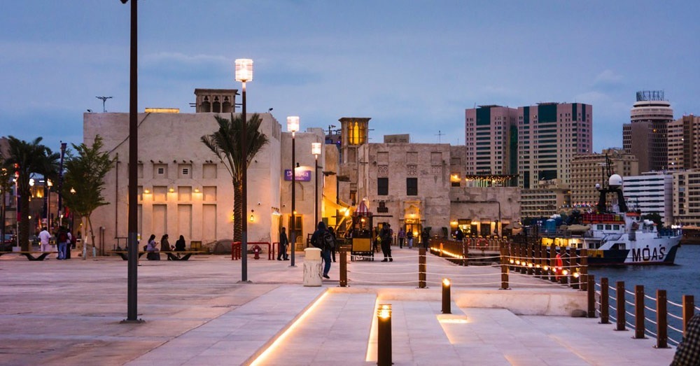 Al Fahidi Historical District narrow alleyway