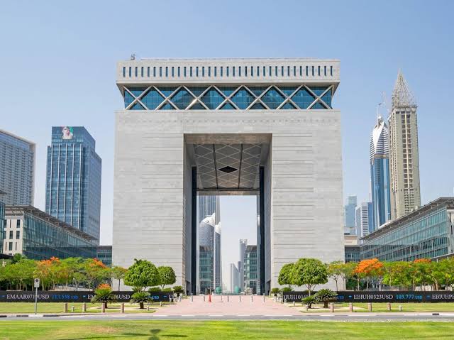 Gate Building Dubai arch architecture DIFC