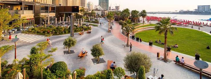 The Beach JBR waterfront promenade