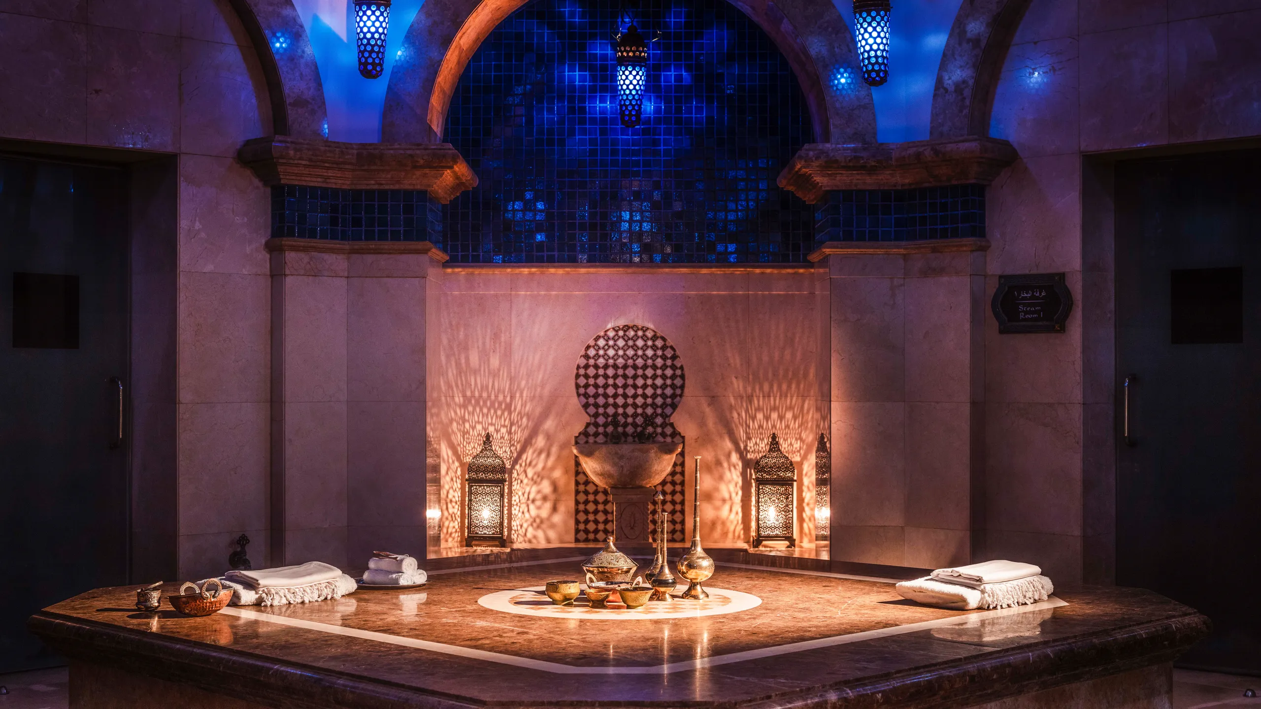 "Best hammams in Dubai steam room"